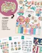 Pássaros - Combo Ilustrações e Papéis