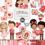 Ilustrações e Papéis Dia dos Namorados