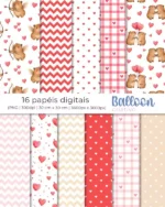 Kit Digital Capivara Apaixonada - Imagem 2