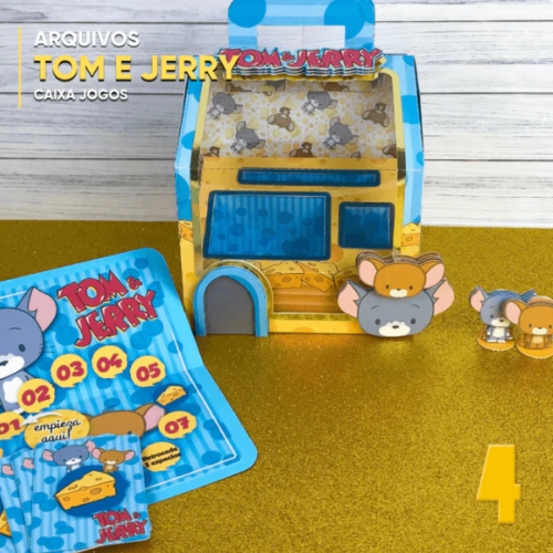 Caixa de Atividades Tom e Jerry - Arquivo Digital