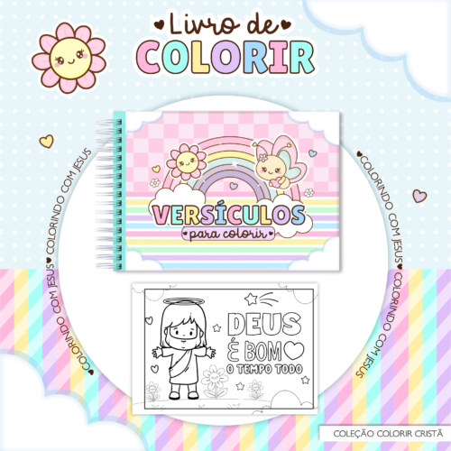 Livro de Colorir VERSÍCULOS