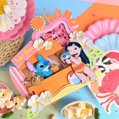 ARQUIVO DE CORTE TOPO DE BOLO Lilo & Stitch