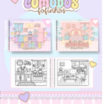 Livro de Colorir CÔMODOS FOFINHOS