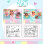 Livro de Colorir POOL PARTY