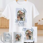 Pacote Artes DUPLA Caneca Camisa Avós V4 COM FOTO