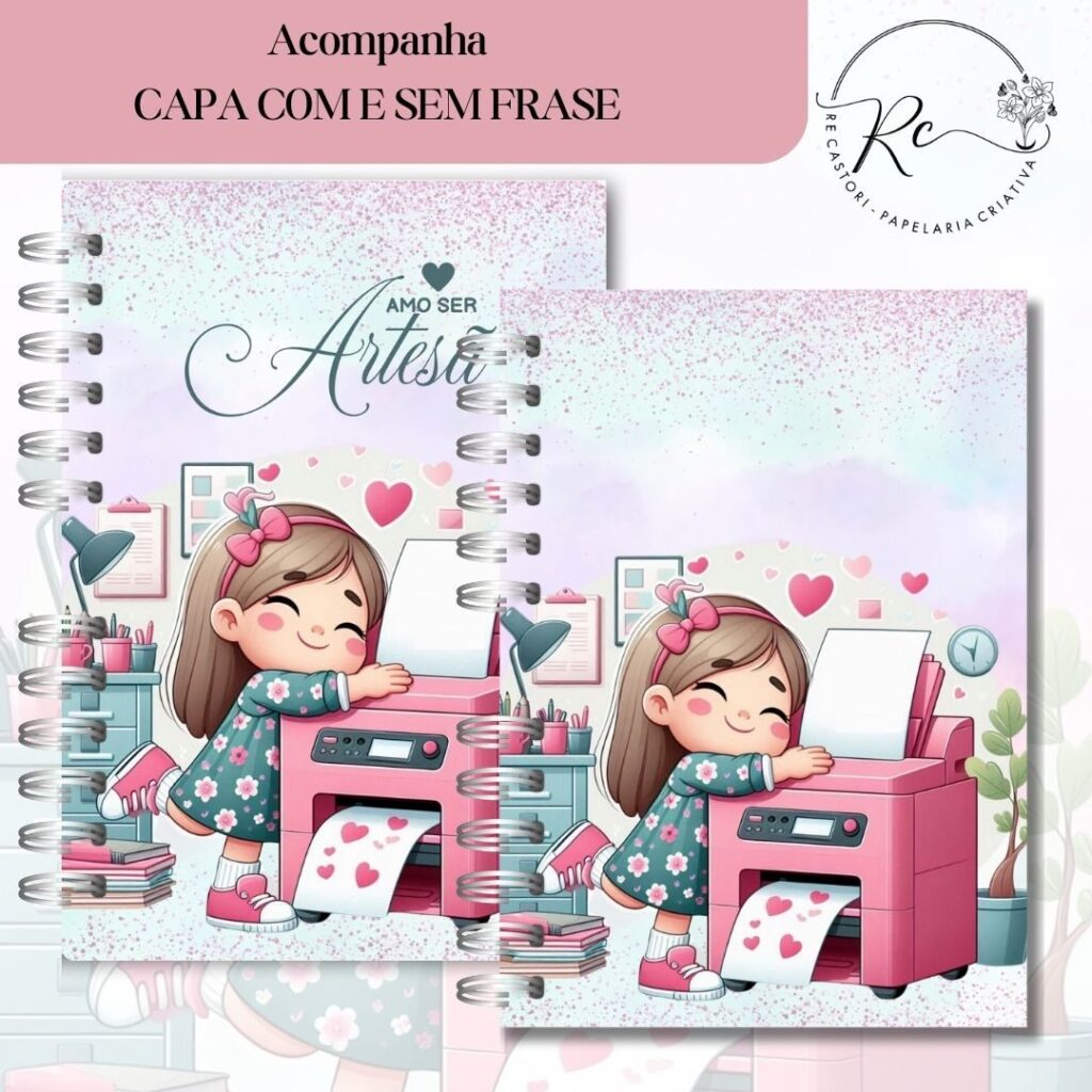 Kit Digital Caderno de Pedidos Artesã ( Amo ser Artesã ) - Imagem 5