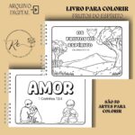 KIT DIGITAL LIVRO PARA COLORIR ( A5 E A6 ) – FRUTOS DO ESPÍRITO - Imagem 4