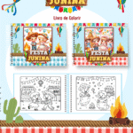 Livro de Colorir FESTA JUNINA