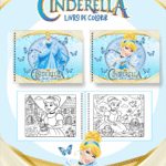 Livro de Colorir CINDERELA