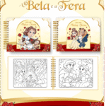 Livro de Colorir  A BELA E A FERA