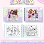 Livro de Colorir  BESTIES MOMENTS - MENINA
