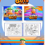 Livro de Colorir STUMBLE GUYS