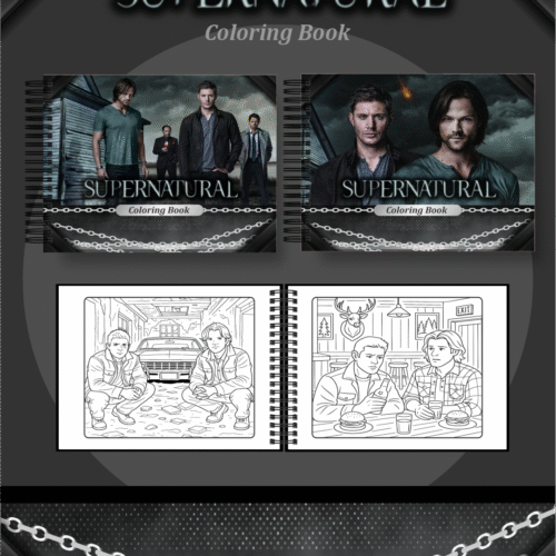 Livro de Colorir SUPERNATURAL