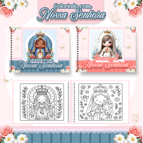 Livro de Colorir NOSSSA SENHORA