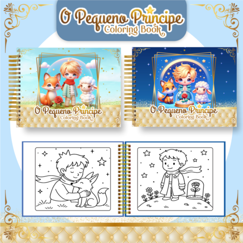 Livro de Colorir PEQUENO PRÍNCIPE