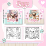 Livro de Colorir PUG