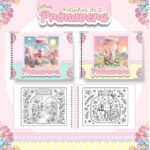 Livro de Colorir POTINHOS DE PRIMAVERA
