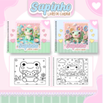 Livro de Colorir SAPINHO KAWAII