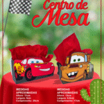 ARQUIVO DE CORTE CENTRO DE MESA CARROS RELÂMPAGO McQueen