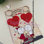 Card dois corações dia dos namorados
