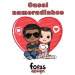 Kit Digital Casal Namoradinhos