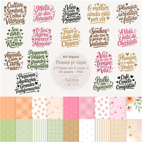 Kit Digital - Frases - Planejamento e organização
