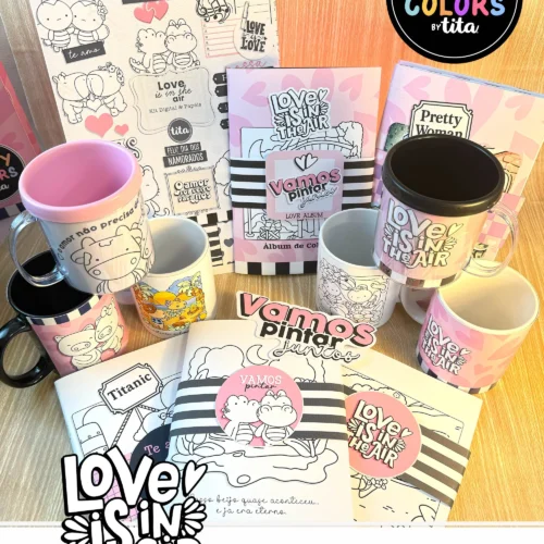 Happy Colors - Combo Vamos Pintar - Love Is In The Air