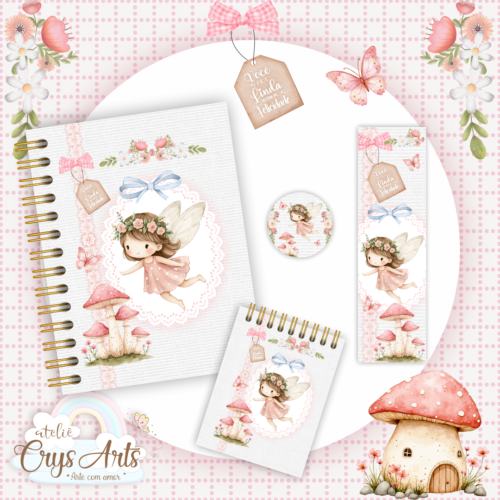 KIT Encadernação Fadas