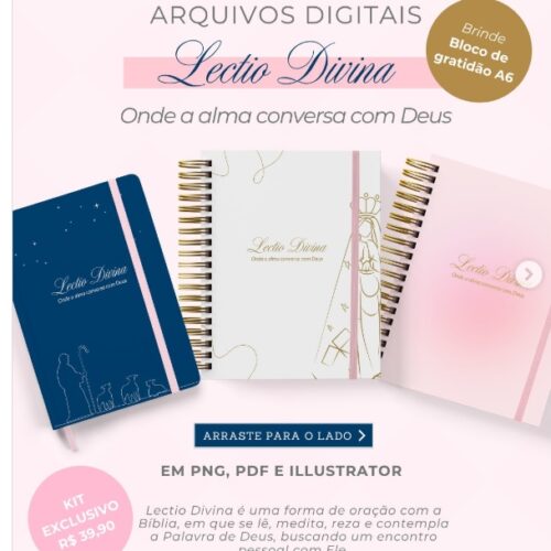 KIT ENCADERNAÇÃO LECTIO DIVINA