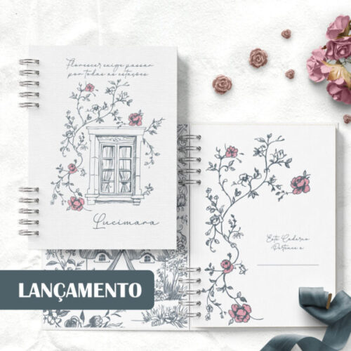 Arquivo Kit 7 Capas e Miolo Pautado Coleção Refúgio Encantado