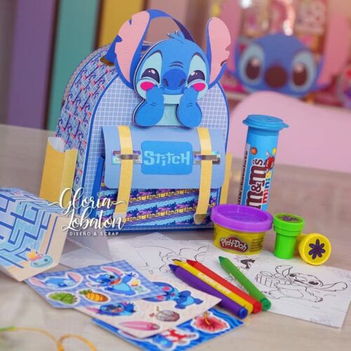 Mochila de Atividades Stitch - Arquivo Digital
