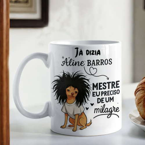Arte Digital "Já dizia Aline Barros: Mestre eu preciso de um milagre"