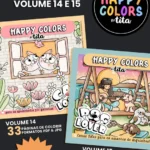 Happy Colors - Combo Volume 14 & 15 - Cat & Dog Lovers