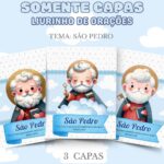 CAPA LIVRINHO DE ORAÇÕES - TEMA : SÃO PEDRO
