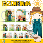 ESTAMPAS FAZENDINHA CANECAS
