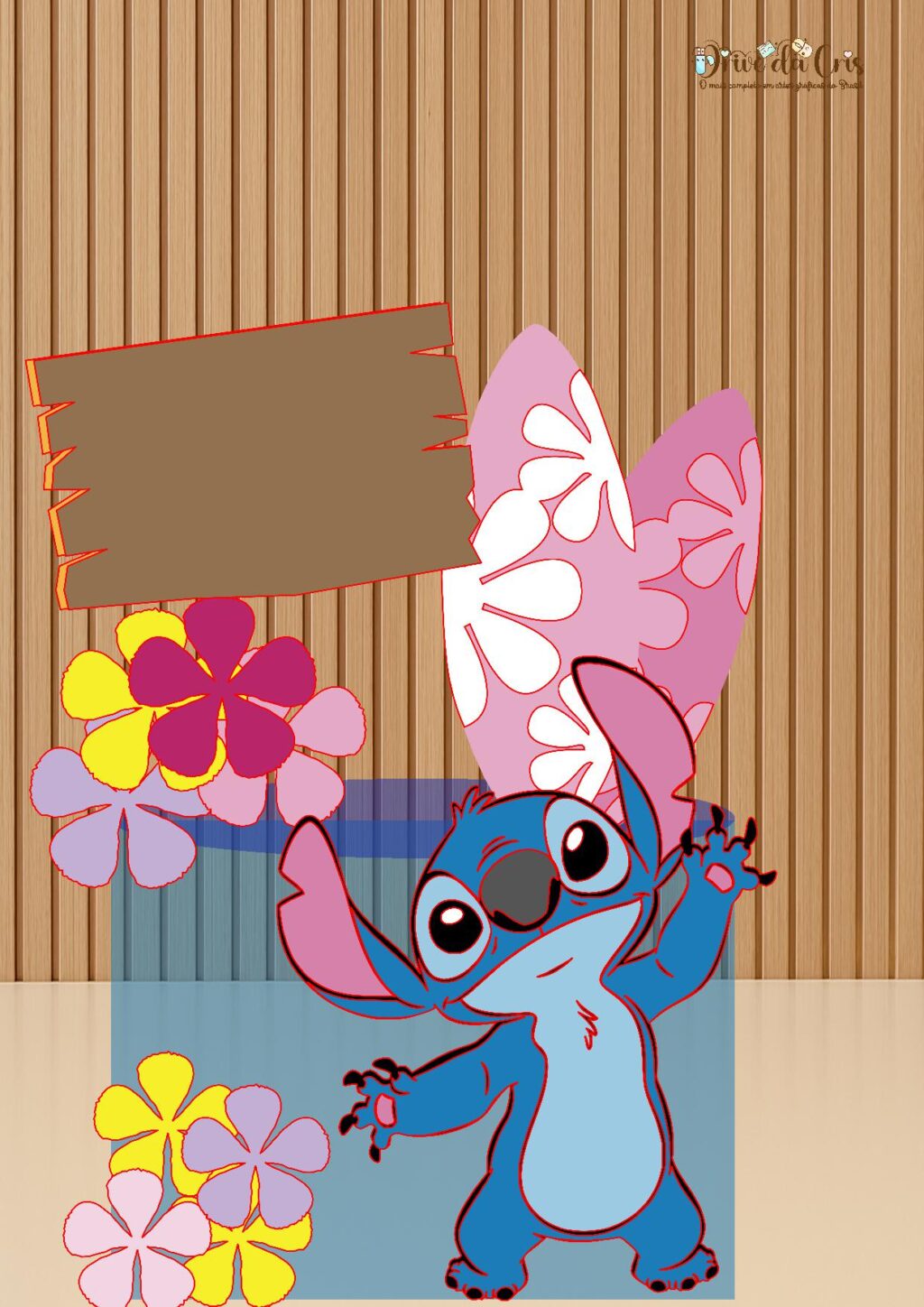 Topo de Bolo Stitch - Imagem 1