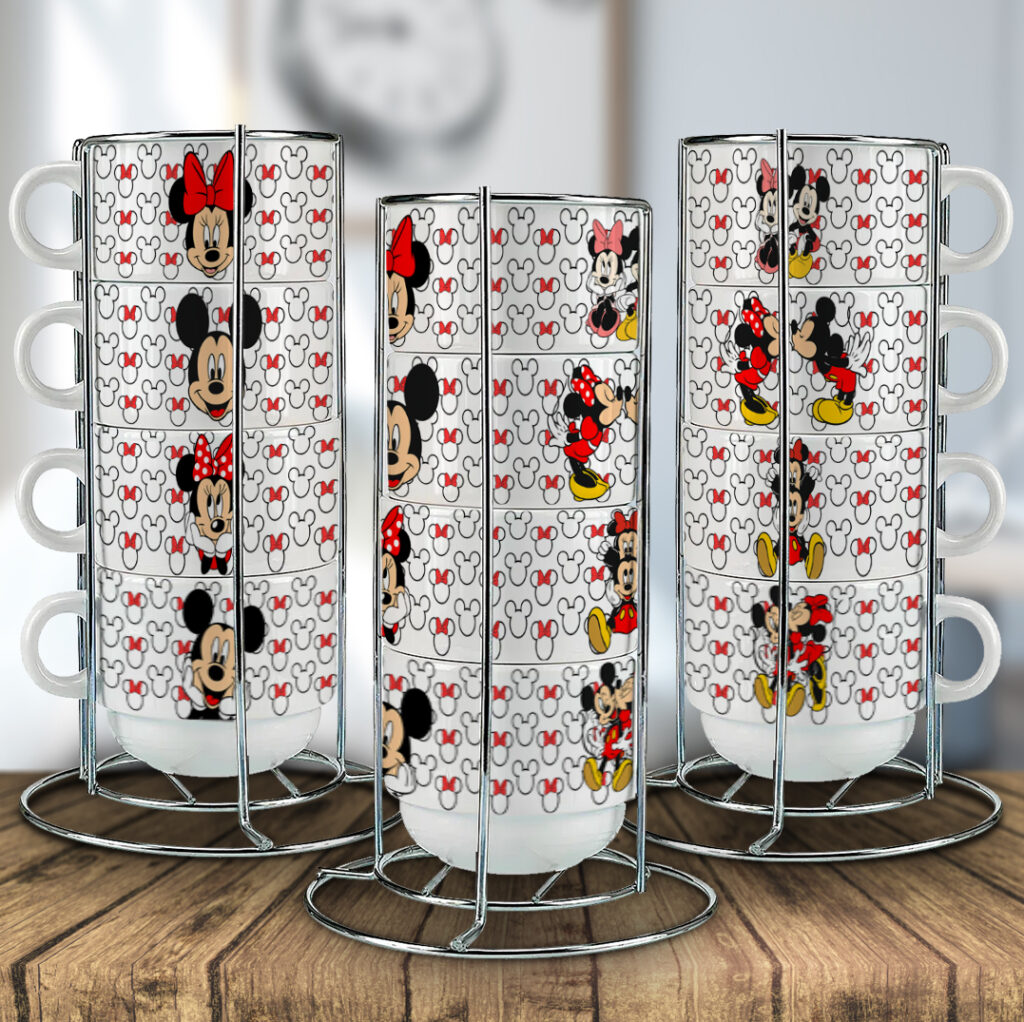 ESTAMPAS MICKEY E MINNIE XÍCARAS - Imagem 2