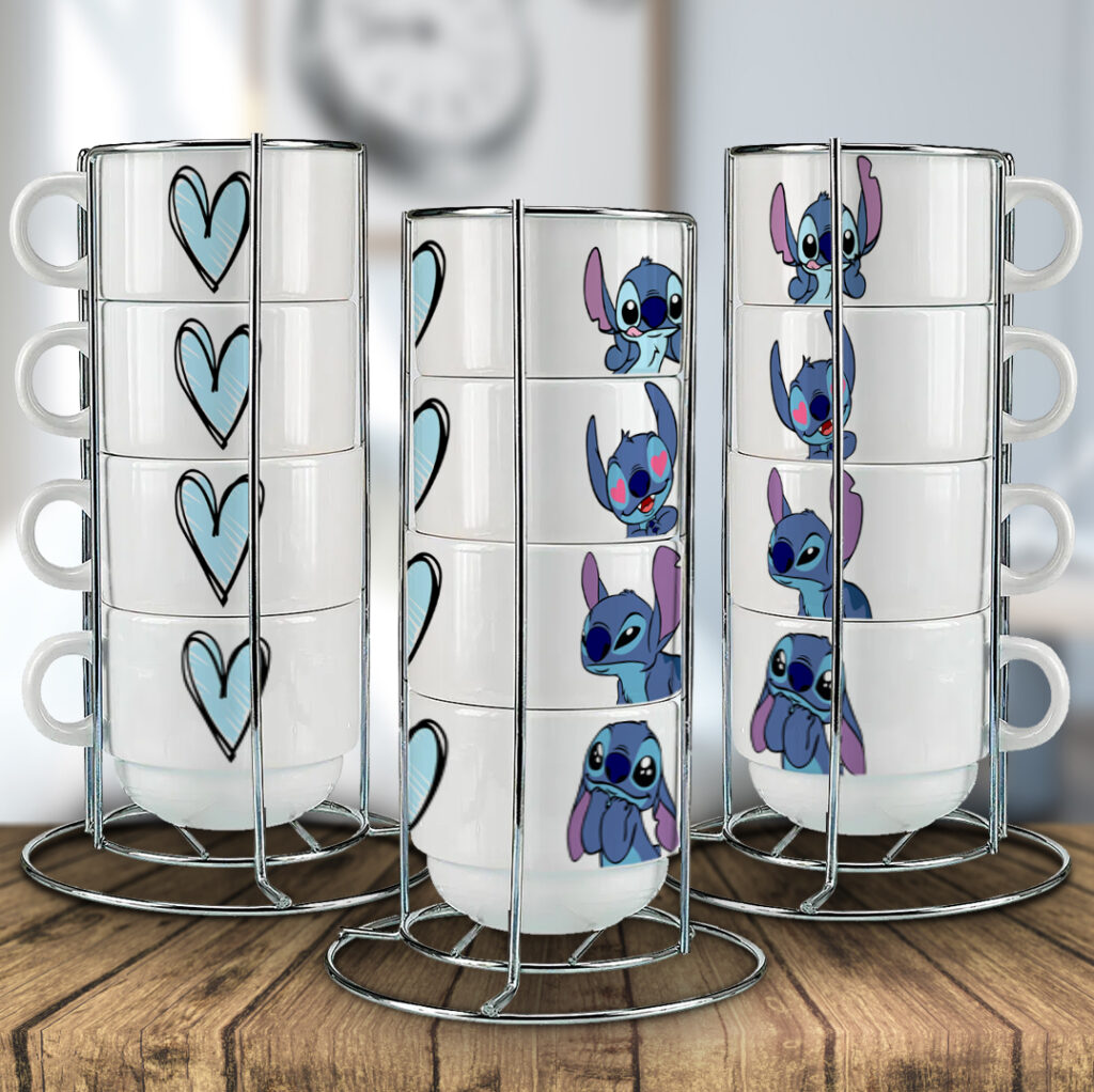 ESTAMPAS STITCH XÍCARAS - Imagem 3