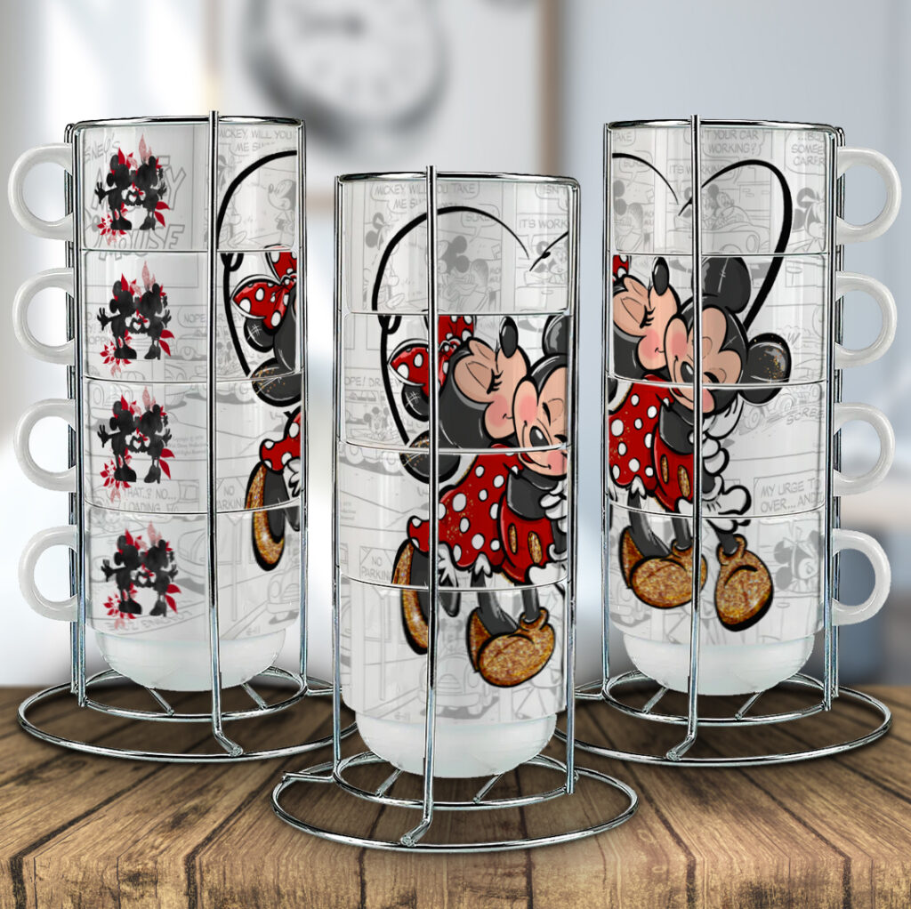 ESTAMPAS MICKEY E MINNIE XÍCARAS - Imagem 4