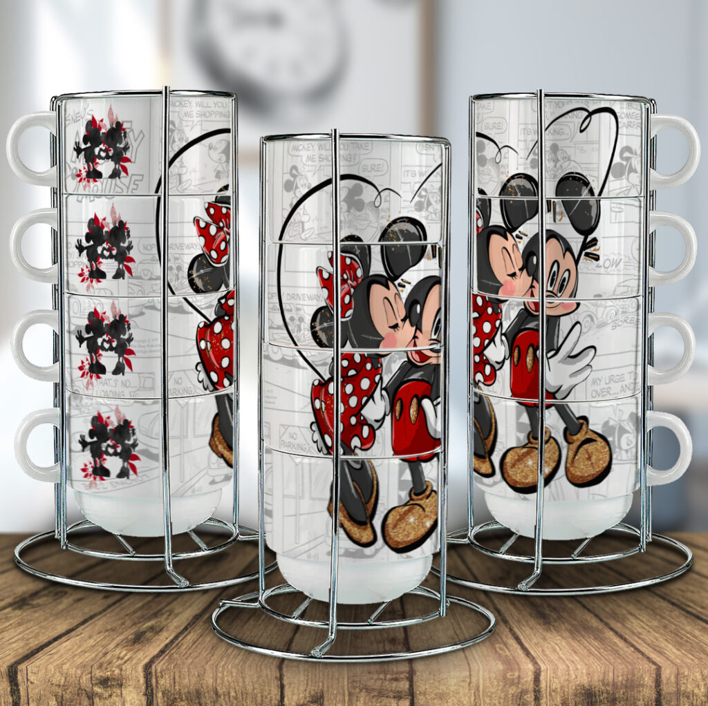 ESTAMPAS MICKEY E MINNIE XÍCARAS - Imagem 5