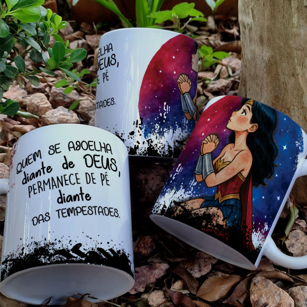 Arte Caneca Força que vem do alto - Imagem 3