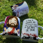 Arte Caneca Força que vem do alto - Imagem 6