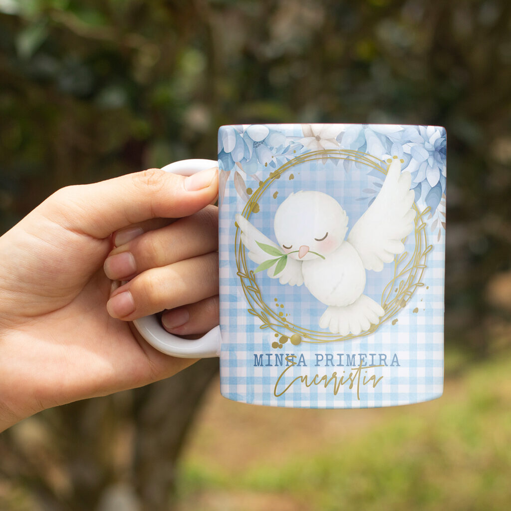 Arte Caneca Primeira Eucaristia - Imagem 2