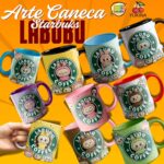 Arte Caneca Labubu Starbucks