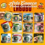Arte Caneca Labubu Starbucks - Imagem 2