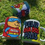 Arte Caneca Dia dos Pais Capivara - Imagem 3