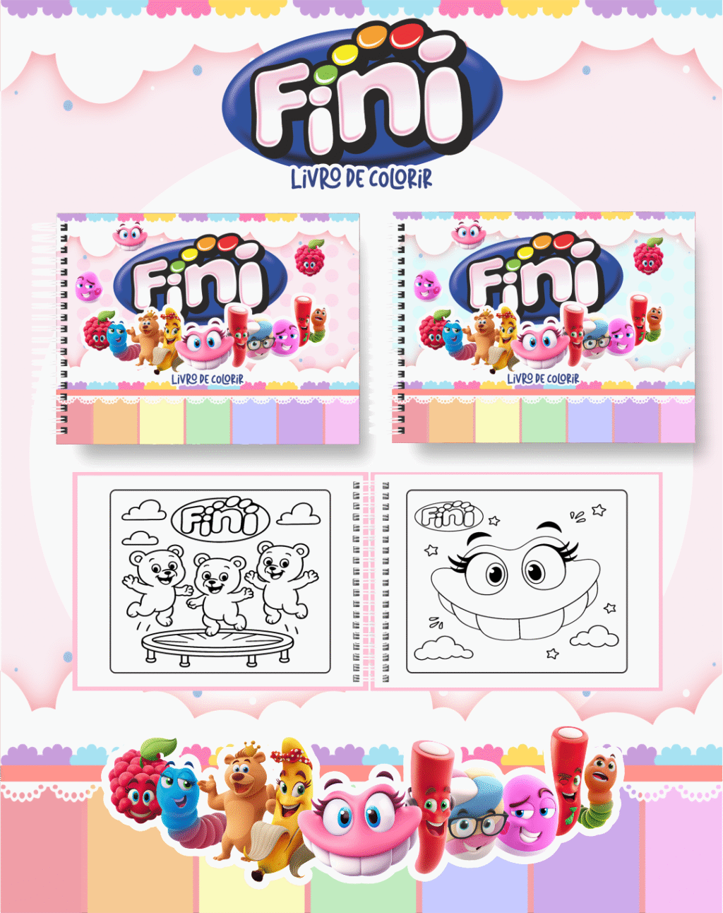 Livro de Colorir FINI - Imagem 1