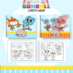 Livro de Colorir O INCRÍVEL MUNDO DE GUMBALL