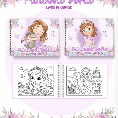 Livro de Colorir PRINCESA SOFIA