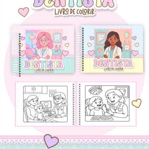 Livro de Colorir DENTISTA
